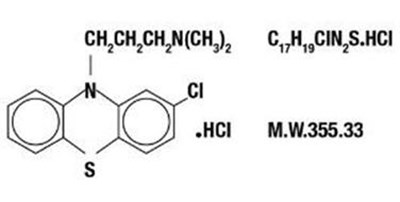formula image - chlorpromazine hydrochloride tablets usp 1