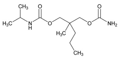 Carisoprodol Chemical Structure - carisoprodol figure 1