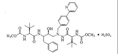 atazanavir sulfate chemical structure - reyataz structure