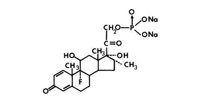 Structural formula - dexamethasone sodium phosphate injection usp 1