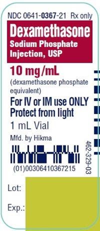 Dexamethasone Sodium Phosphate Injection, USP 10 mg/mL 1 mL Vial - dexamethasone sodium phosphate injection usp 2