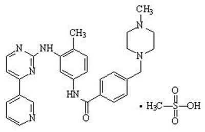 chemical-structure - Imatinib Molecule