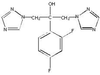 Structural Formula of Fluconazole - fluconazole 150mg 1 card for glenmark generics 1