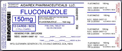 IMAGE LABEL - fluconazole 150mg 1 card for glenmark generics 5