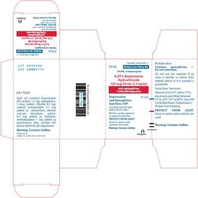 PRINCIPAL DISPLAY PANEL - 100 mg/20 mL Ampul Container Label - bupivacaine 05