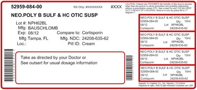 Neomycin and Polymyxin B Sulfates and Hydrocortisone Otic Suspension USP (Carton, 10 mL - Bausch & Lomb) - a3f30365 9fc0 473b be9b 57449c84f412 04