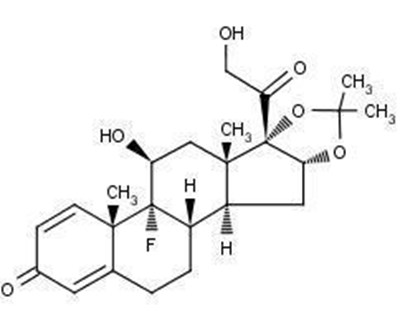 Triamcinolone Acetonide Chemical Structure (Kenalog10inj Struct)