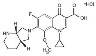 Structure - moxifloxacin str