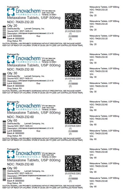 Label (Metaxalone Tablets 3)