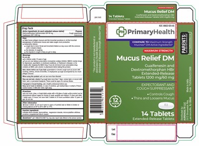 PACKAGE LABEL-PRINCIPAL DISPLAY PANEL - 1200 mg/60 mg (20 Tablet Carton Label) - guaifedextro fig1