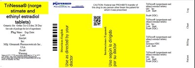 TriNessa (norgestimate and ethinyl estradiol tablets - carton label