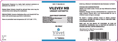 PRINCIPAL DISPLAY PANEL - 90 Tablet Bottle Label - vilevev 01