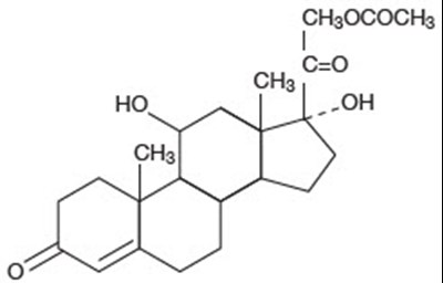 Chemical Structure (Hydrocortisone 01)