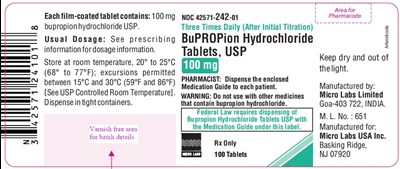 bupropion-100mglabel.jpg 100 mg label - bupropion 100mglabel