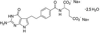 Structural Formula - pemetrexed 01