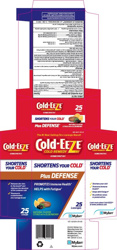 Coldeeze Citrus with Elderberry Flavor Carton Label - image 01