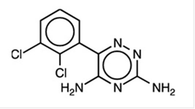Lamotrigine-structure.jpg (Lamotrigine Structure)