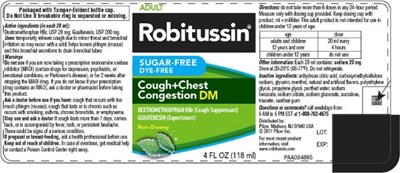 robitussin-01.jpg Principal Display Panel - 118 ml Bottle Label - robitussin 01