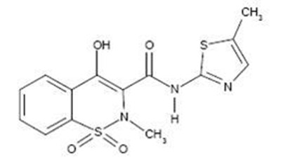 structured product formula for meloxicam - meloxicam figure 01