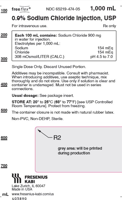 sod1f-0000-06.jpg PACKAGE LABEL – PRINCIPAL DISPLAY PANEL – Sodium Chloride 1000 mL Bag Label - sod1f 0000 06