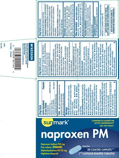 Diphenhydramine Hci 25 mg, Naproxen Sodium 220 mg (naproxen 200 mg) (nsaid)* *nonsteroidal Anti-inflammatory Drug (Naproxen Sodium Pm Caplets 1)