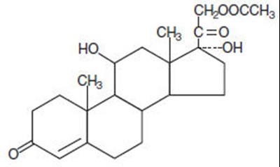 hydrocortisone-01.jpg Chemical Structure - hydrocortisone 01