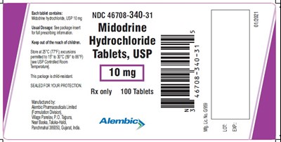 100 Tablets - midodrine 10mg