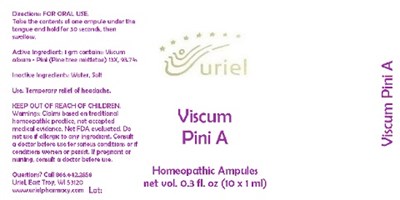 Viscumpiniaampules