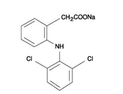 Chemical Structure (Diclofenac Sodium Dr Tablets Usp Structure)