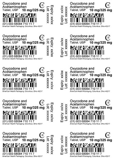 Card_Print_Oxycodone_APAP_10mg_325mg.jpg 10 mg/325 mg Oxycodone/APAP Tablet Blister - Card Print Oxycodone APAP 10mg 325mg