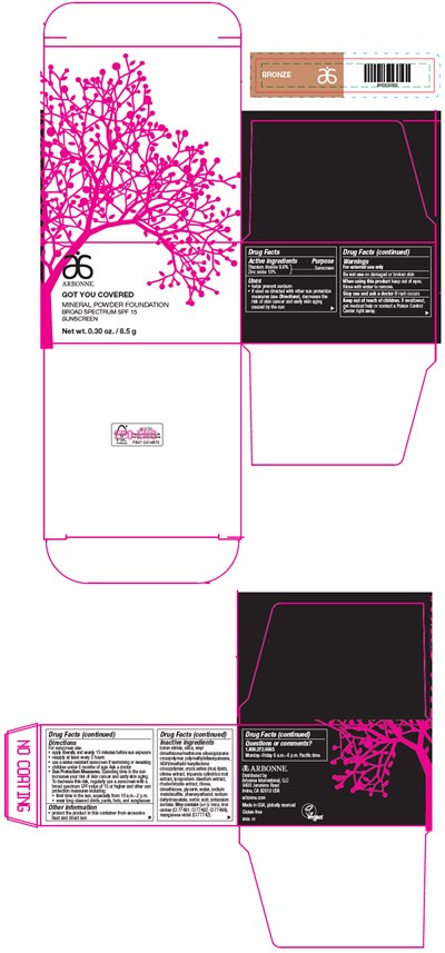 Principal Display Panel - 8.5 g Jar Carton - BRONZE - covered 01