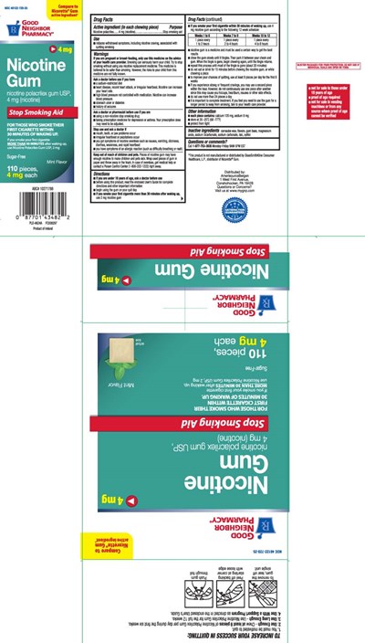 Nicotine Polacrilex 4 mg (nicotine) (Nicotine 4 mg Mint Uncoated Usp Gum 1)