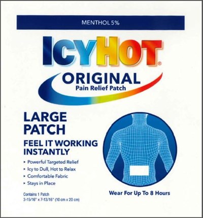 Pouch Label (Back and Large Areas – Single Patch)