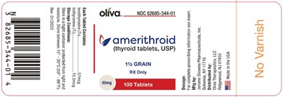 Principal Display Panel (90 mg Tablet Bottle Label)
