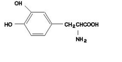 Levodopa Chemical Structure - cls tabs levo str