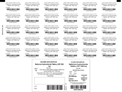 Principal Display Panel (Metformin Tabs 8577 8578 4)