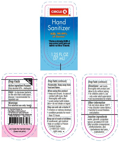PRINCIPAL DISPLAY PANEL - 37 mL Bottle Label - hand sanitizer 01