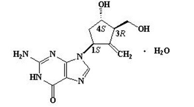 baraclude-structure.jpg Entecavir Chemical Structure - baraclude structure