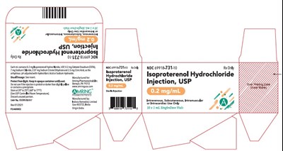 iso-carton-01.jpg Principal Display Panel - Isoproterenol Hydrochloride Injection 1 mL corton Label - iso carton 01