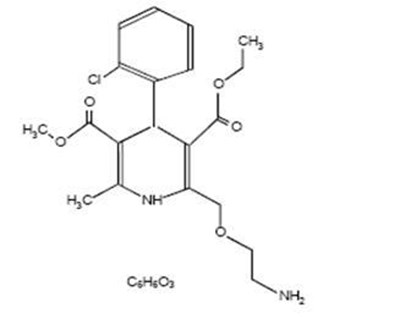 Structured formula for Amlodipine - 33b920c2 99ae 4d3e ab21 0d349d0e64ed 01
