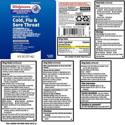 mucus-relief-cold-flu-and-sore-throat-max-strength-1.jpg Acetaminophen 650 mg, Dextromethorphan HBr 20 mg, Guaifenesin 400 mg, Phenylephrine HCl 10 mg - mucus relief cold flu and sore throat max strength 1