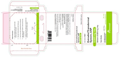 0.025 mg/day carton - estradiol transdermal system usp   vivelle 18