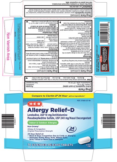 PRINCIPAL DISPLAY PANEL - 10 Tablet Blister Pack Carton - heb 01