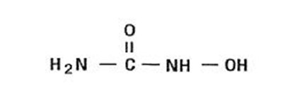 Hydroxyurea Chemical Structure - hydrea struct