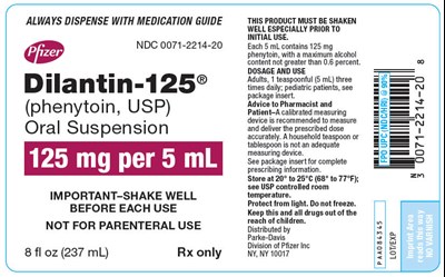 dilantin-04.jpg PRINCIPAL DISPLAY PANEL - 237 mL Bottle Label - dilantin 04
