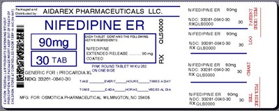 nifedipine-er-90mg-tab-for-osmotica-3.jpg IMAGE LABEL - nifedipine er 90mg tab for osmotica 3
