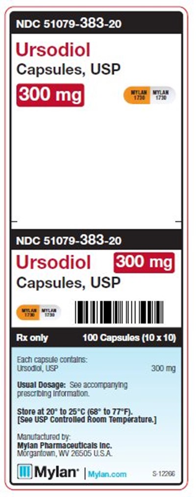Ursodiol 300 mg Capsules Unit Carton Label - image 03