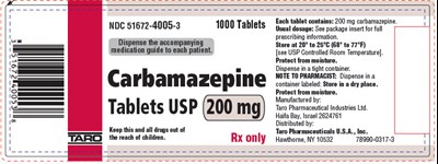 PRINCIPAL DISPLAY PANEL - 200 mg Tablet Bottle Label - carbamazepine 03