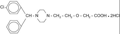 chemical-structure - cetirizine structure