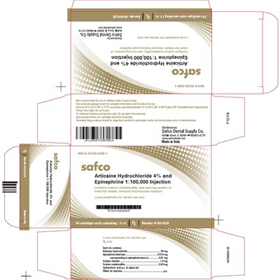 Principal Display Panel – Articaine HCl and Epinephrine (Articaine Hydrochloride 4% and Epinephrine 1:100,000) Injection Cartron Label - orabloc figure 4